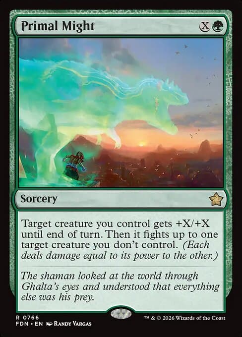 Primal Might 2022 Magic: The Gathering Starter Commander Decks