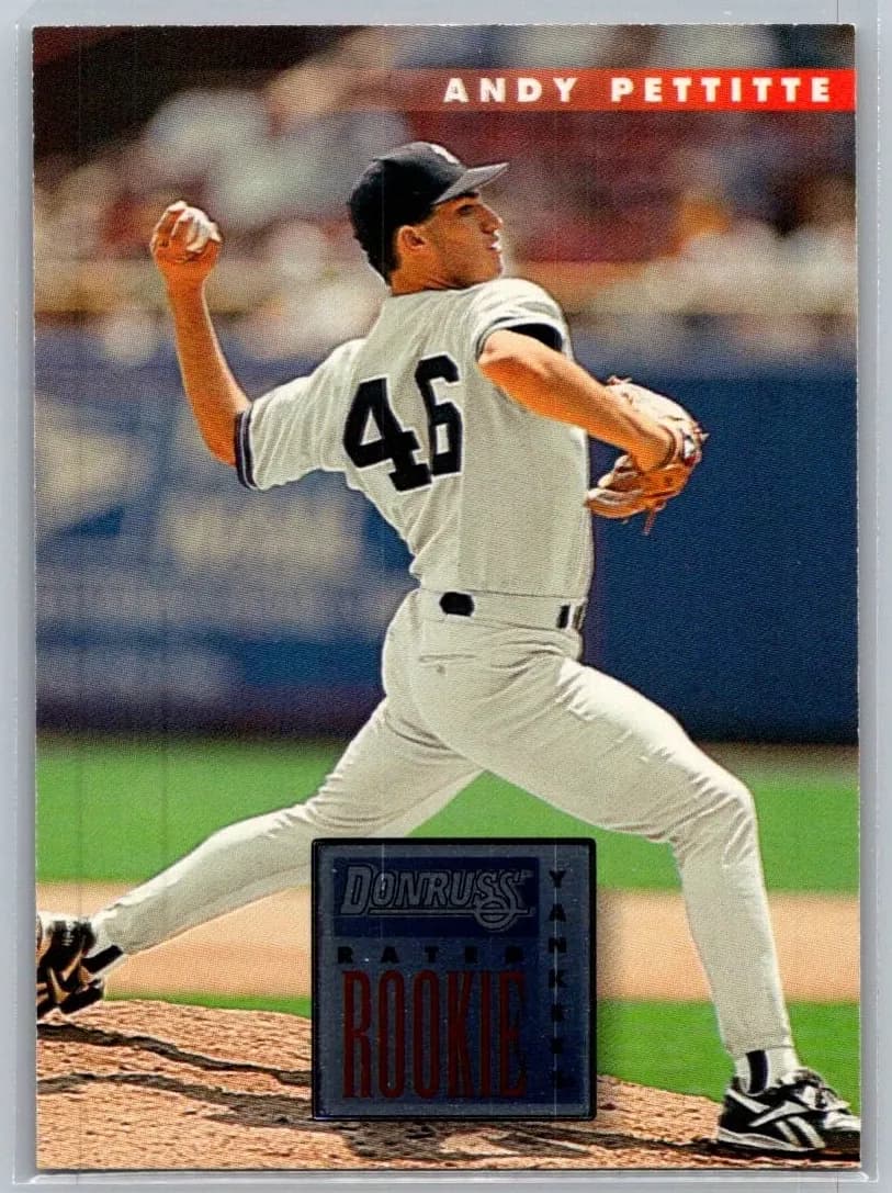 Andy Pettitte 1996 panini Donruss