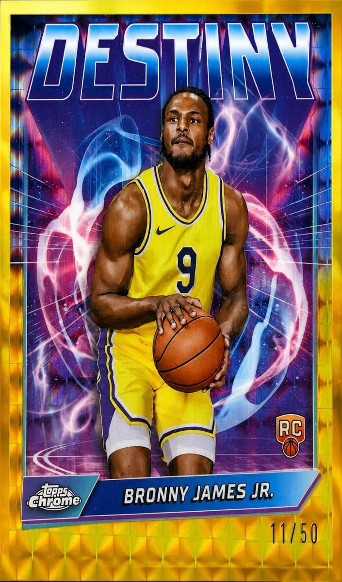 Bronny James Jr. 2024 topps Topps Chrome