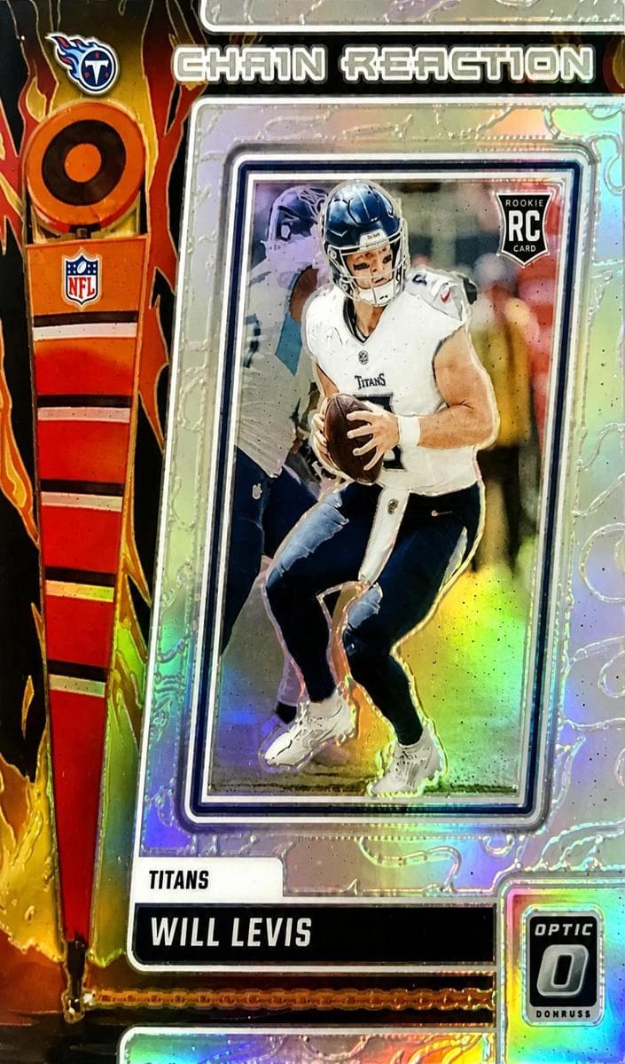 Will Levis 2023 panini Donruss Optic