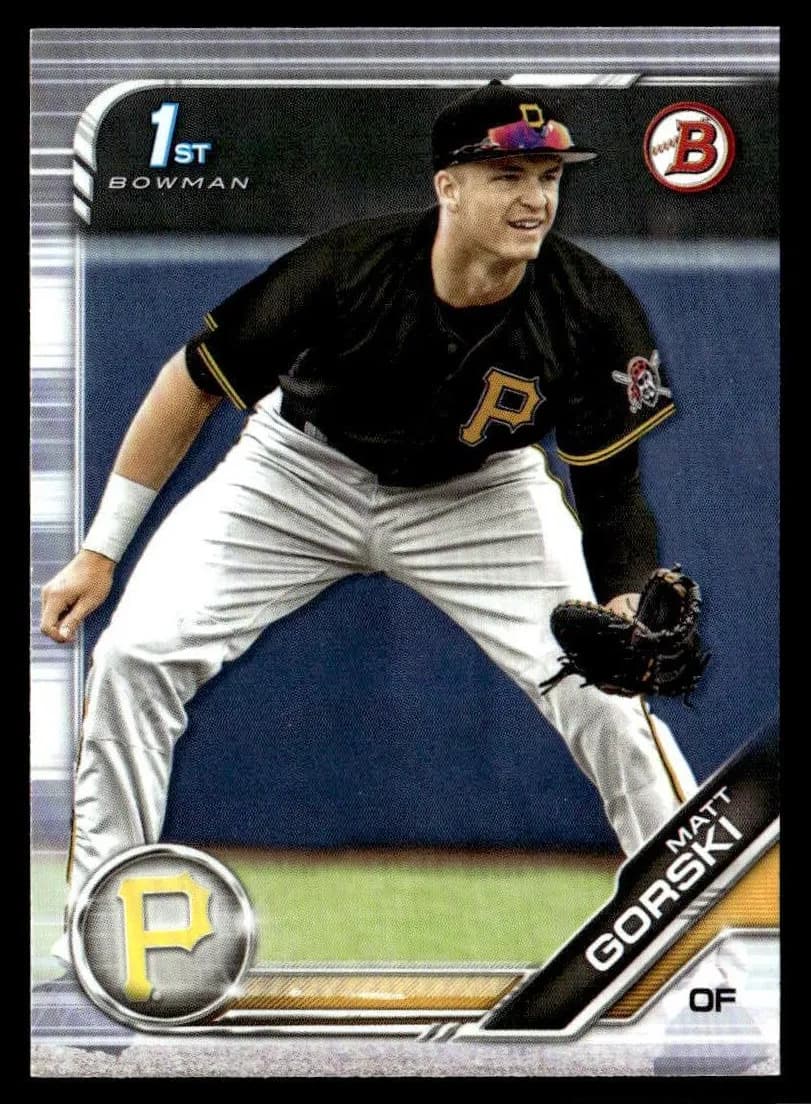 Matt Gorski 2019 bowman Bowman Draft