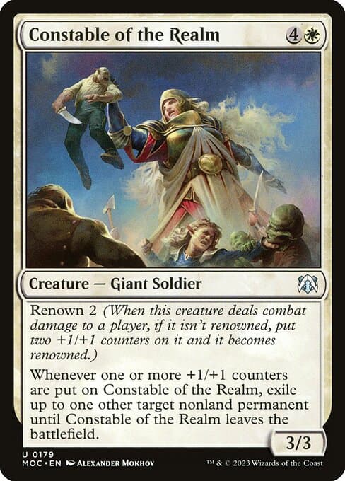 Constable of the Realm 2021 Magic: The Gathering Modern Horizons 2