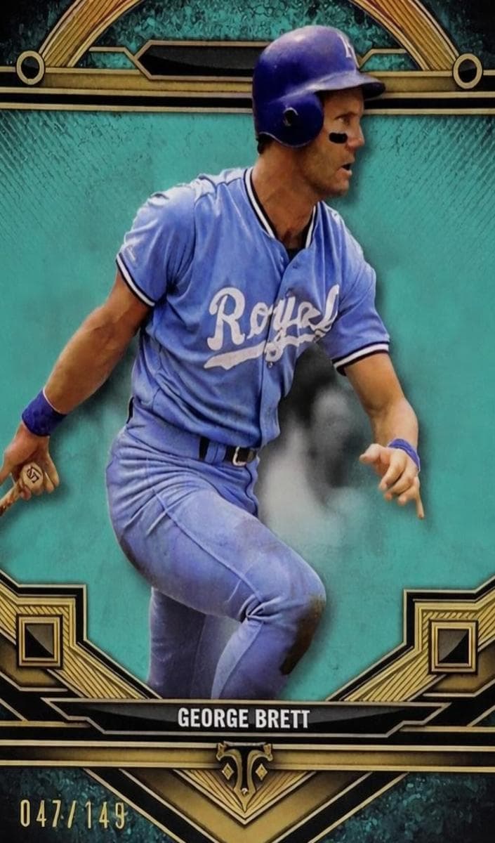 George Brett 2024 topps Topps Triple Threads