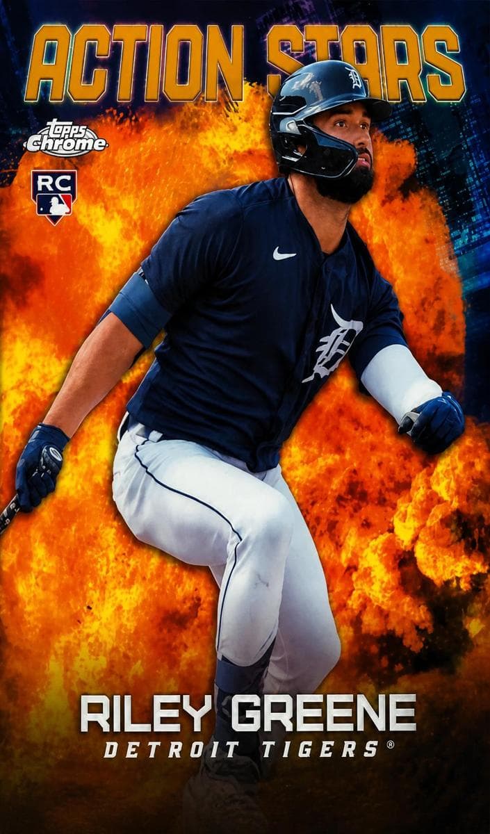 Riley Greene 2023 topps Topps Chrome Update