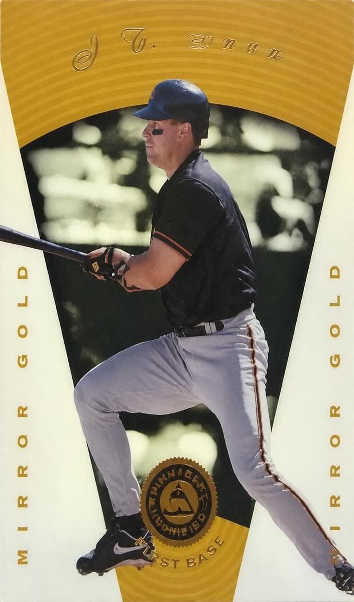J.T. Snow 1997 panini Pinnacle Certified