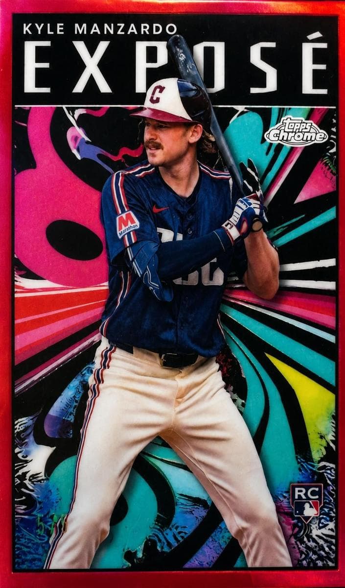 Kyle Manzardo 2024 topps Topps Chrome Update