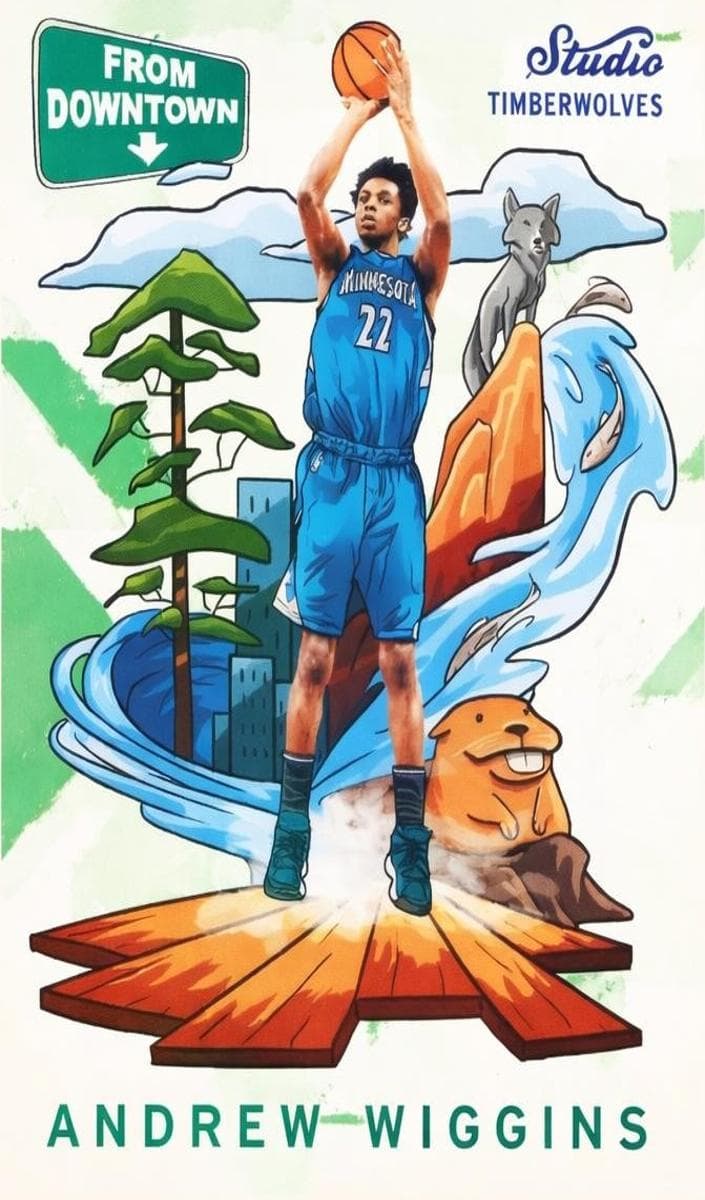 Andrew Wiggins 2016 panini Studio