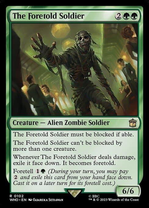 The Foretold Soldier 2023 Magic: The Gathering Doctor Who