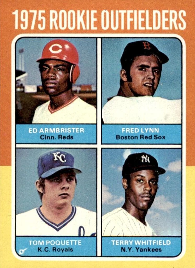 Rookie Outfielders 1975 topps Topps Mini