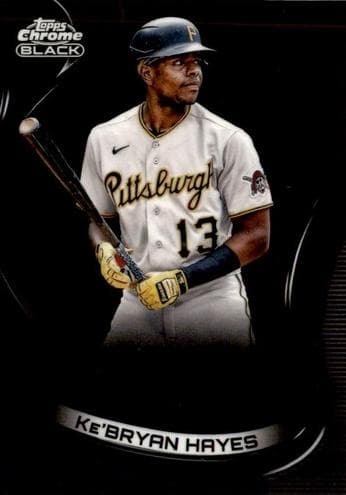 Ke'Bryan Hayes 2022 topps Topps Chrome Black