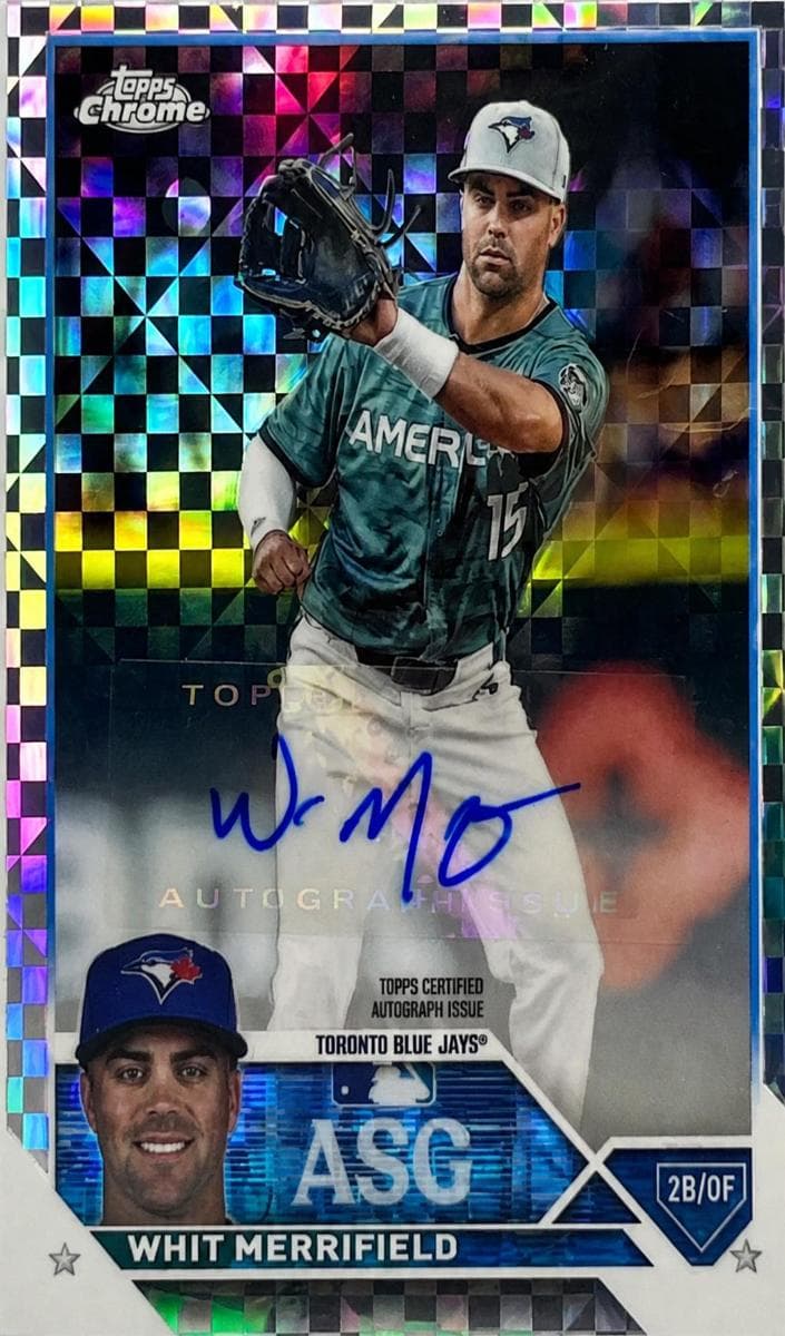 Whit Merrifield 2023 topps Topps Chrome Update