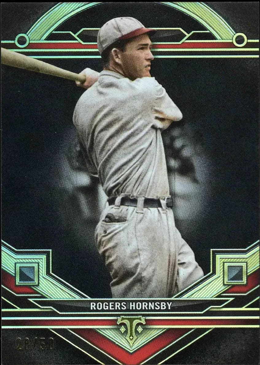 Rogers Hornsby 2024 topps Topps Triple Threads