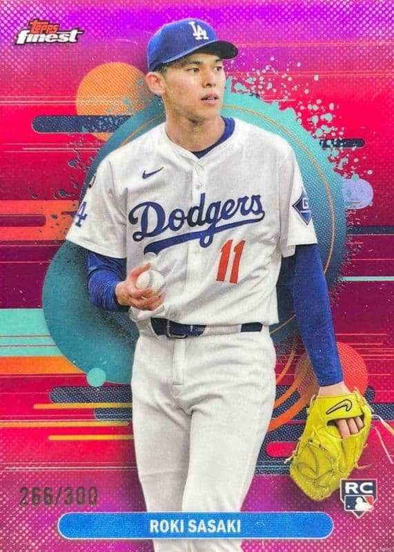 Roki Sasaki 2025 topps Topps Finest Uncommon