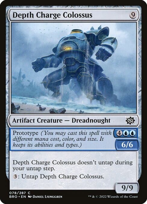 Depth Charge Colossus 2022 Magic: The Gathering Brother's War