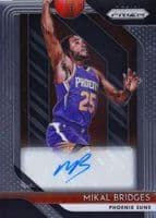 Mikal Bridges 2018 panini Prizm Rookie Signatures