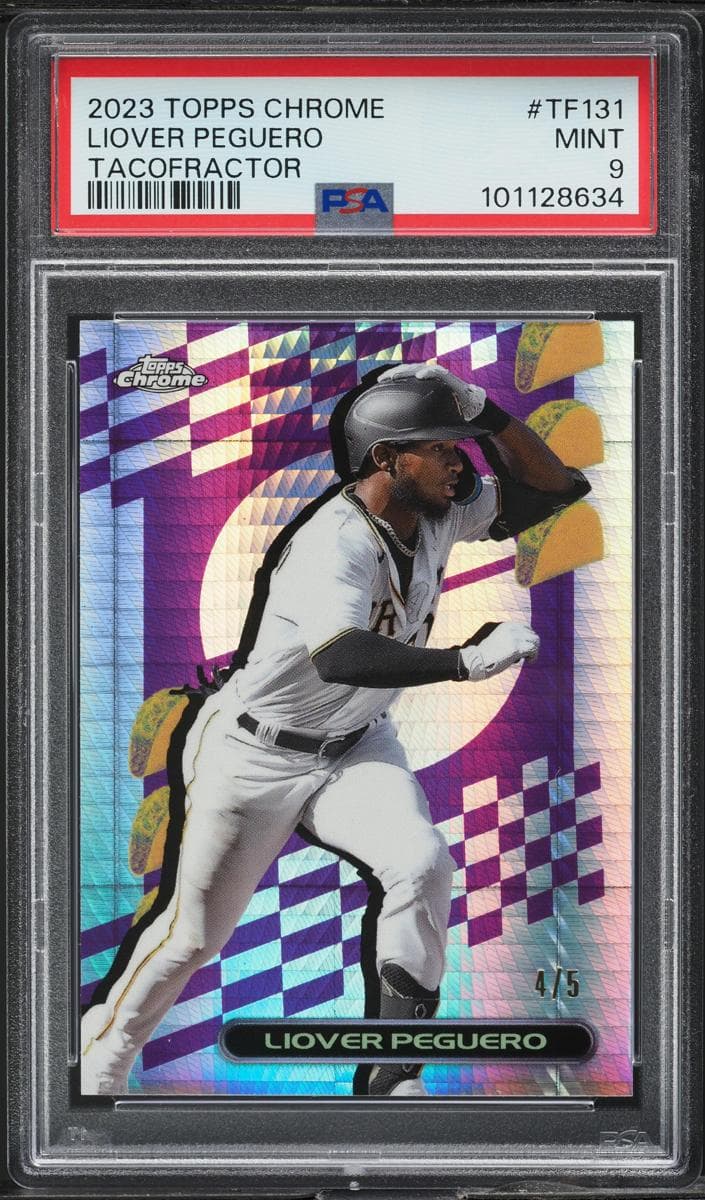 Liover Peguero 2023 topps Topps Chrome
