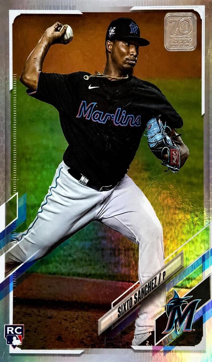 Sixto Sanchez 2021 topps Topps Chrome Sapphire Edition