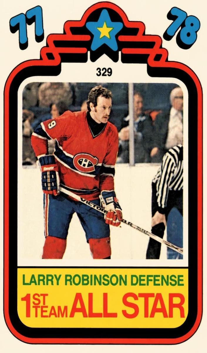 Larry Robinson 1978 topps O-Pee-Chee