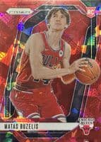 MATAS BUZELIS 2024 PANINI PRIZM PANINI PRIZM PSA NM-MT 8
