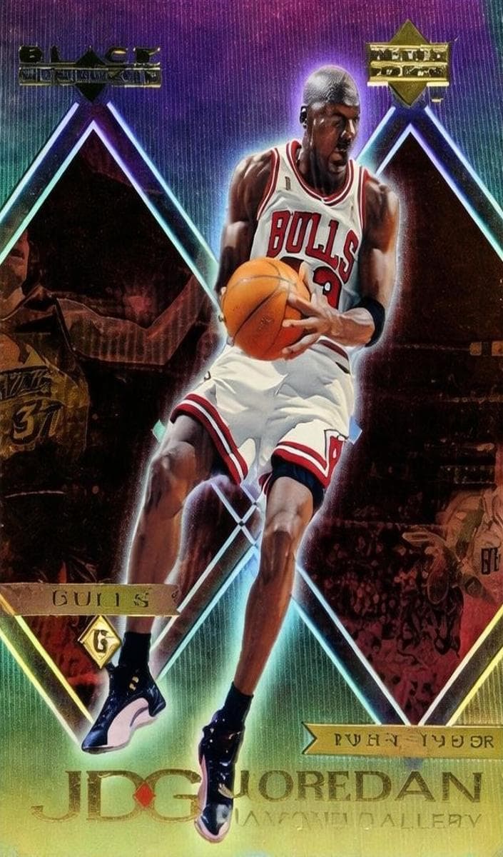 Michael Jordan 1999 upper-deck Black Diamond
