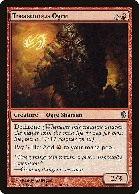 Treasonous Ogre 2020 Magic: The Gathering The List Reprints Foil