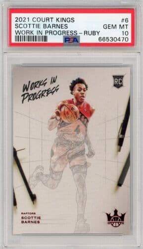 Scottie Barnes 2021 panini Panini Court Kings