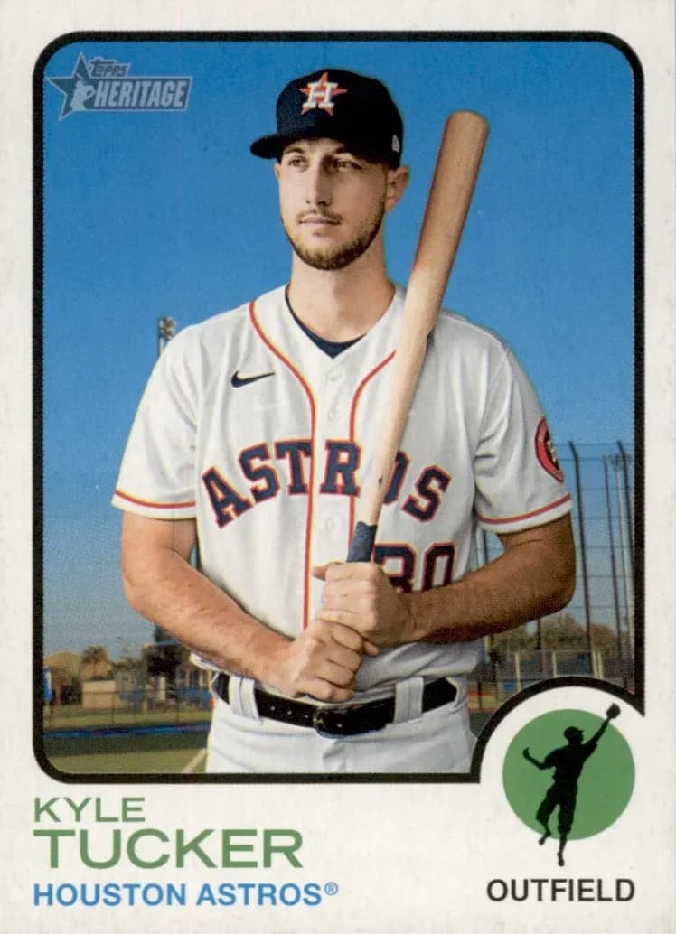 Kyle Tucker 2022 topps Topps Heritage