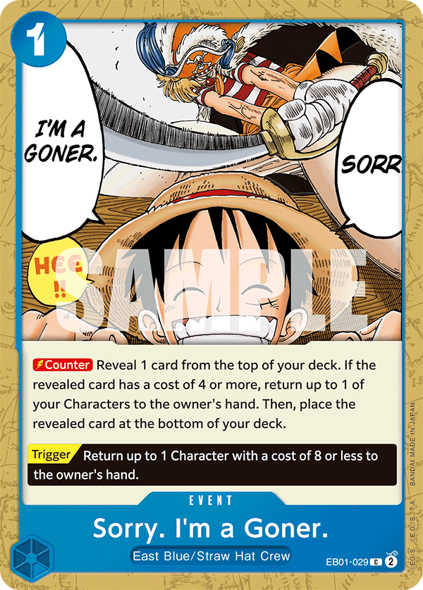 Sorry. I'm a Goner. 2024 One Piece