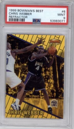 Chris Webber 1999 bowman Bowman's Best