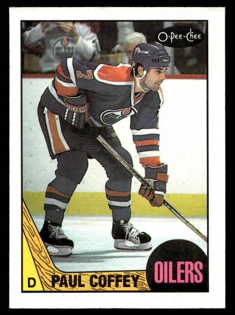 Paul Coffey 1987 topps O-Pee-Chee