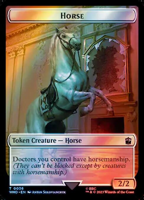 Horse 2023 Magic: The Gathering Doctor Who