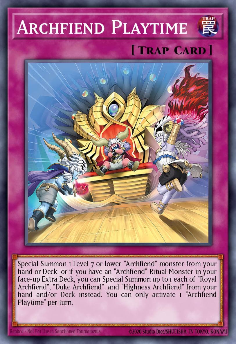 Archfiend Playtime 2026 Yu-Gi-Oh!