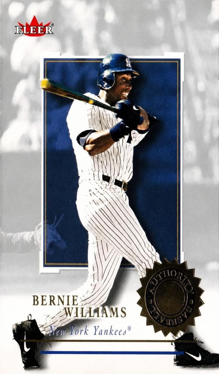 Bernie Williams 2001 fleer Fleer Authority