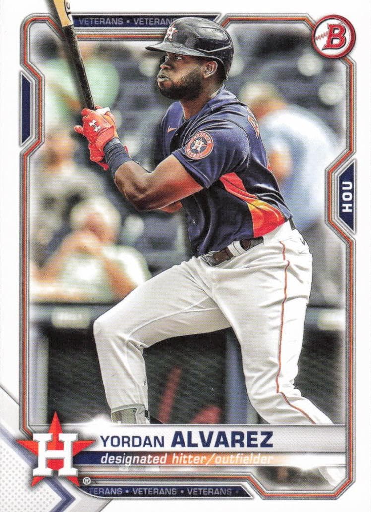 Yordan Alvarez 2021 bowman Bowman