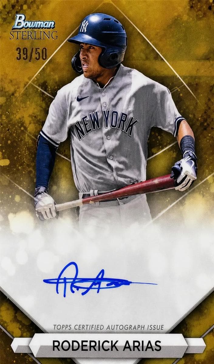 Roderick Arias 2023 bowman Bowman Sterling