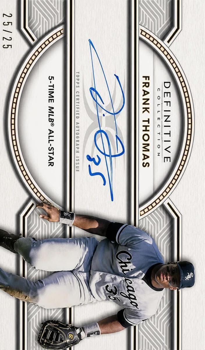 Frank Thomas 2022 topps Topps Definitive Collection