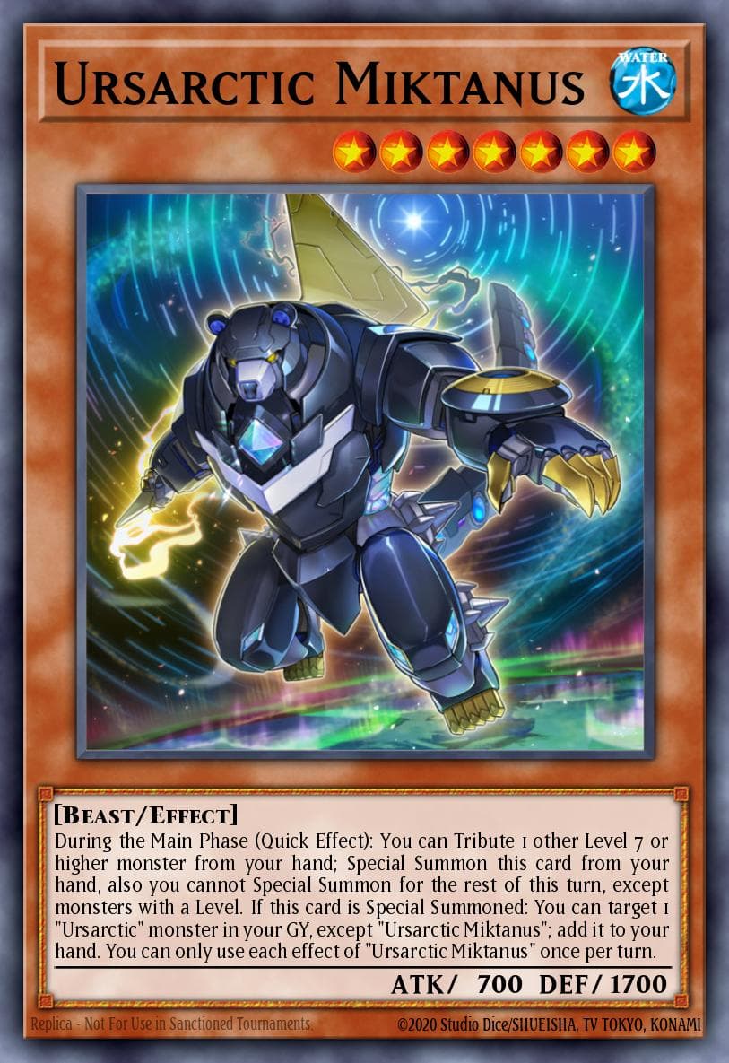 Ursarctic Miktanus 2021 Yu-Gi-Oh! Ancient Guardians
