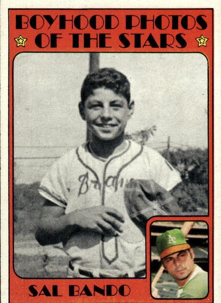 Sal Bando 1972 topps Topps