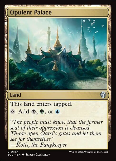 Opulent Palace 2026 Magic: The Gathering Lorwyn Eclipsed Commander