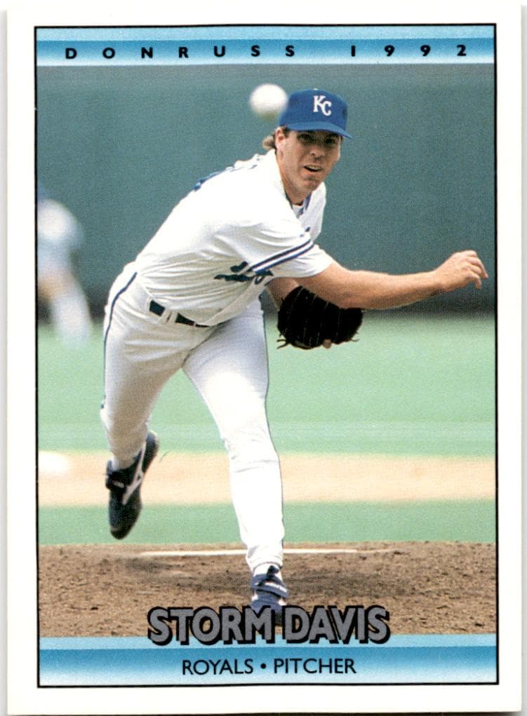 Storm Davis 1992 panini Donruss