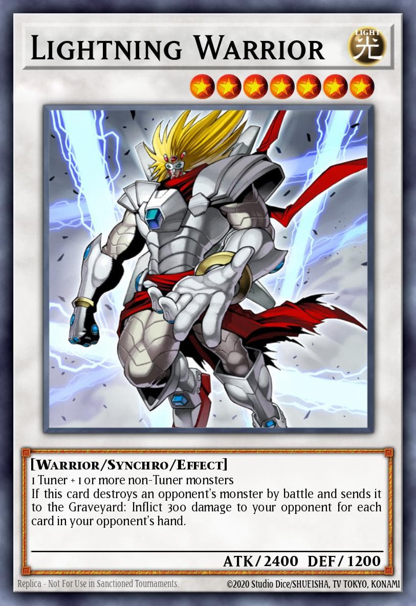 Lightning Warrior 2012 Yu-Gi-Oh! Turbo Pack: Booster Seven