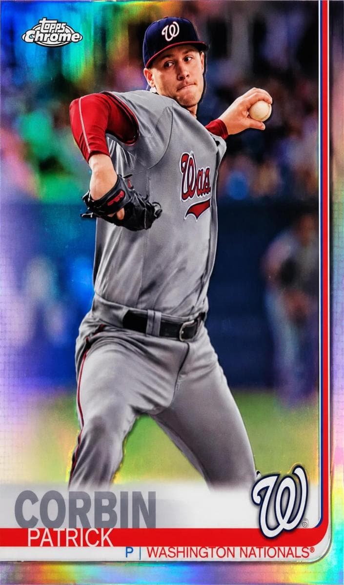 Patrick Corbin 2019 topps Topps Chrome