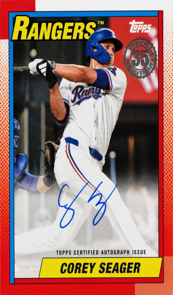 Corey Seager 2025 topps Topps