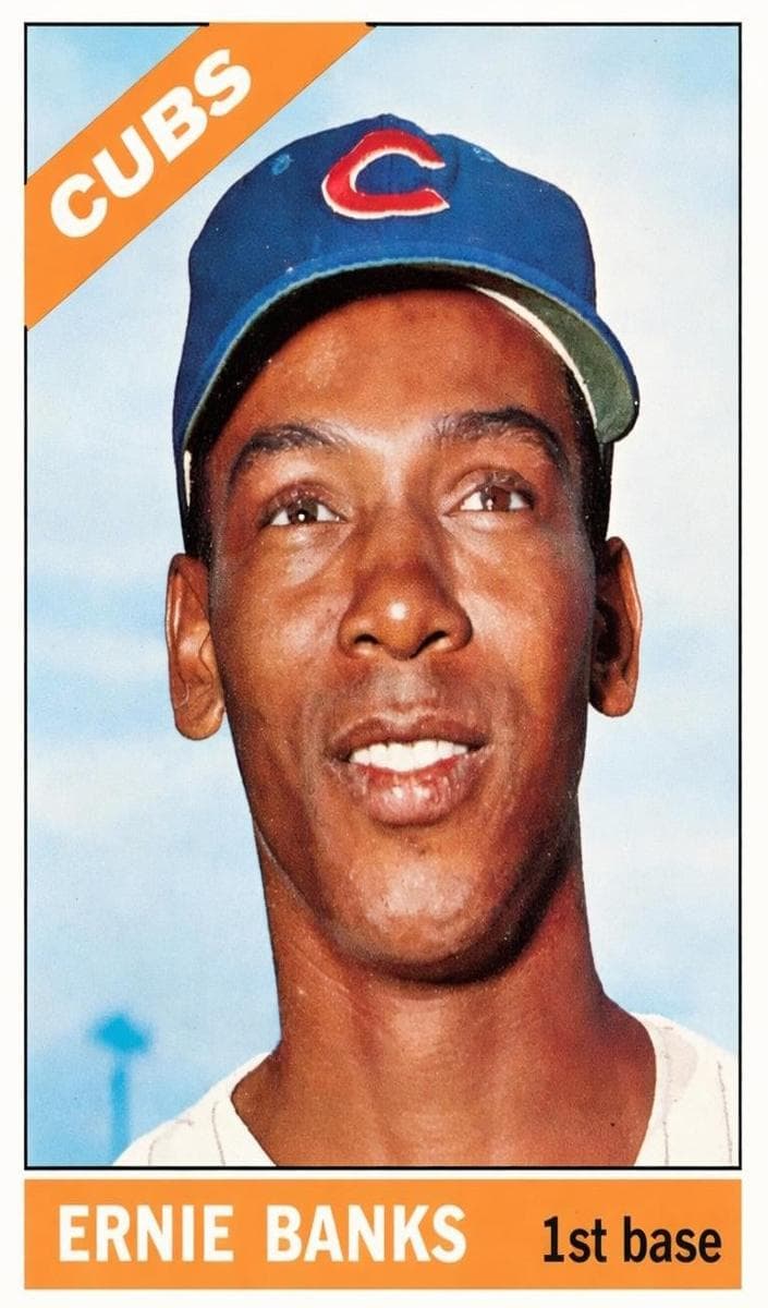 Ernie Banks 1966 topps O-Pee-Chee