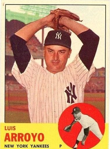 Luis Arroyo 1963 topps Topps