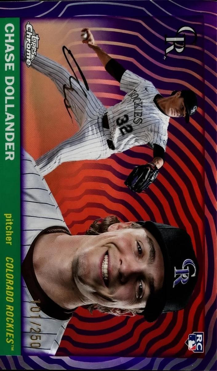 Chase Dollander trading card