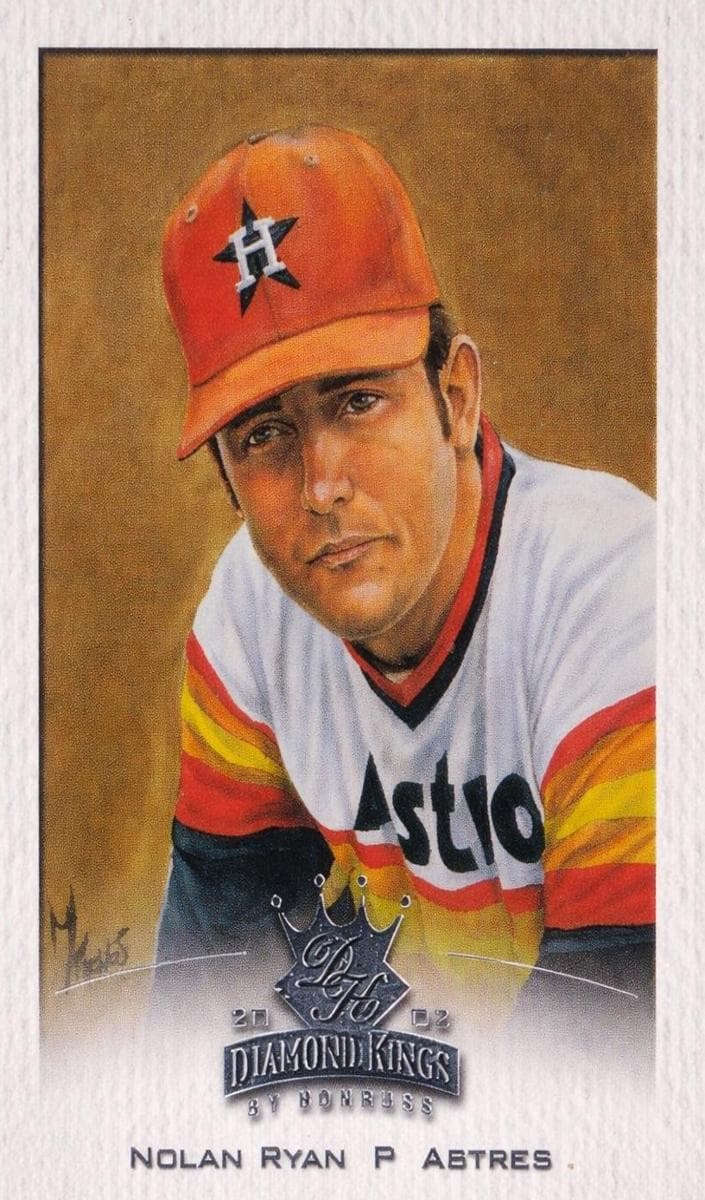 Nolan Ryan 2002 panini Donruss Diamond Kings