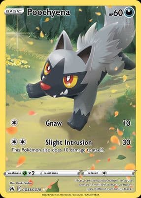 Poochyena 2023 Sword Sword & Shield: Crown Zenith Galarian Gallery