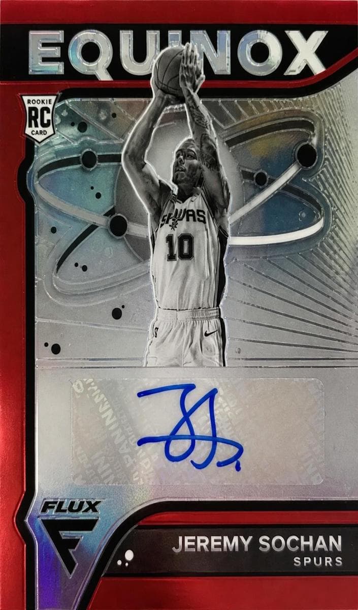 Jeremy Sochan 2022 panini Panini Flux