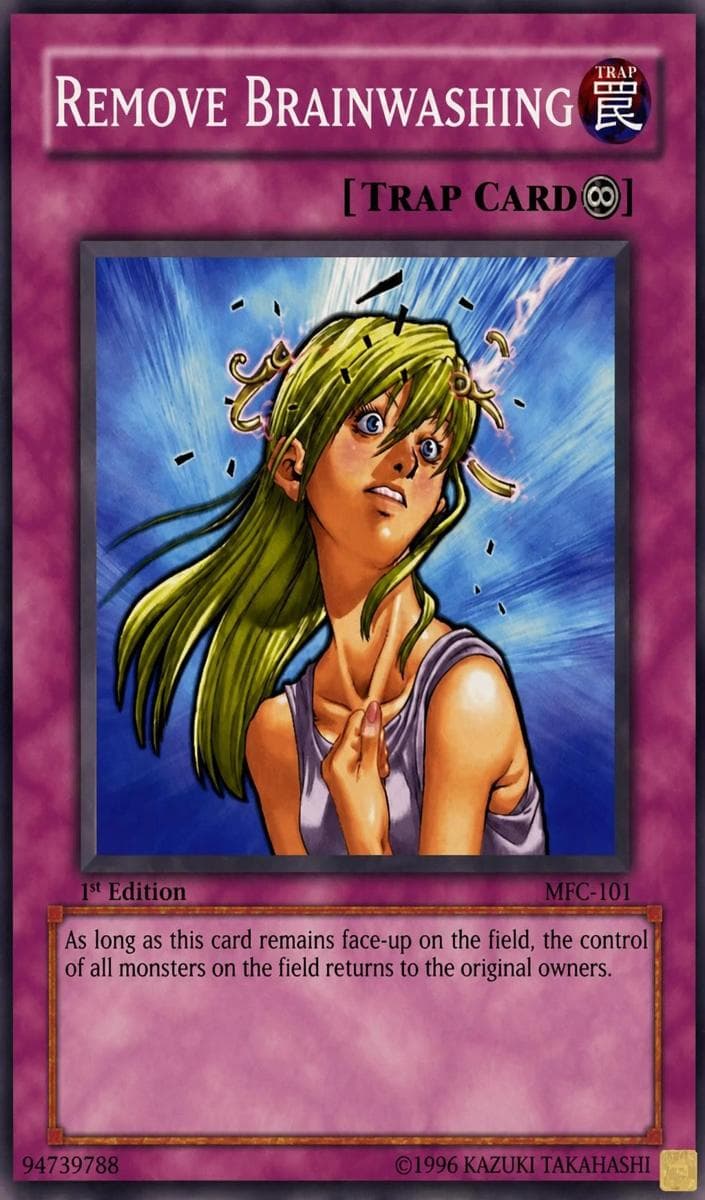 Remove Brainwashing 2003 Yu-Gi-Oh! Magician's Force